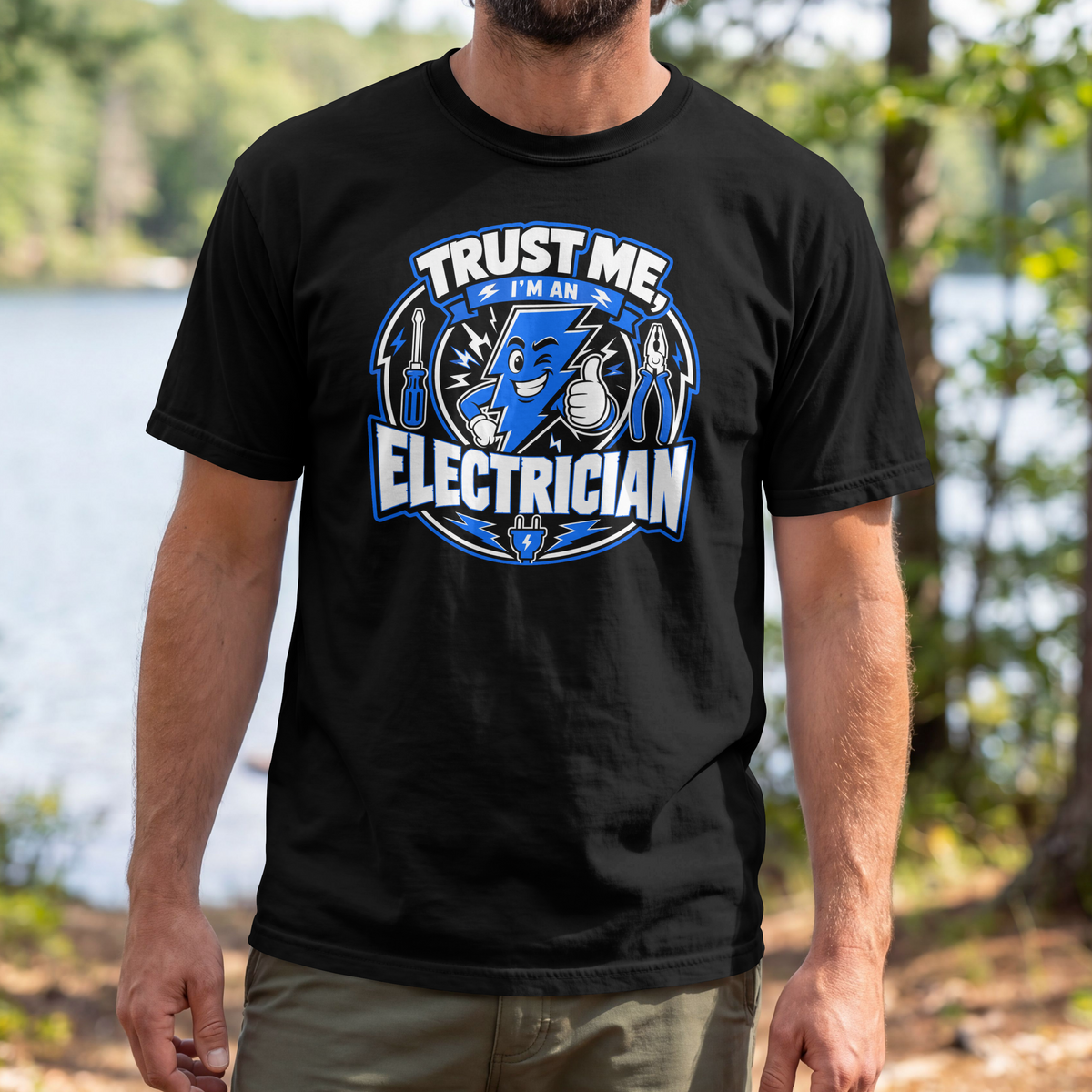 Trust Me I’m An Electrician T-Shirt — Electrician Gift Tee