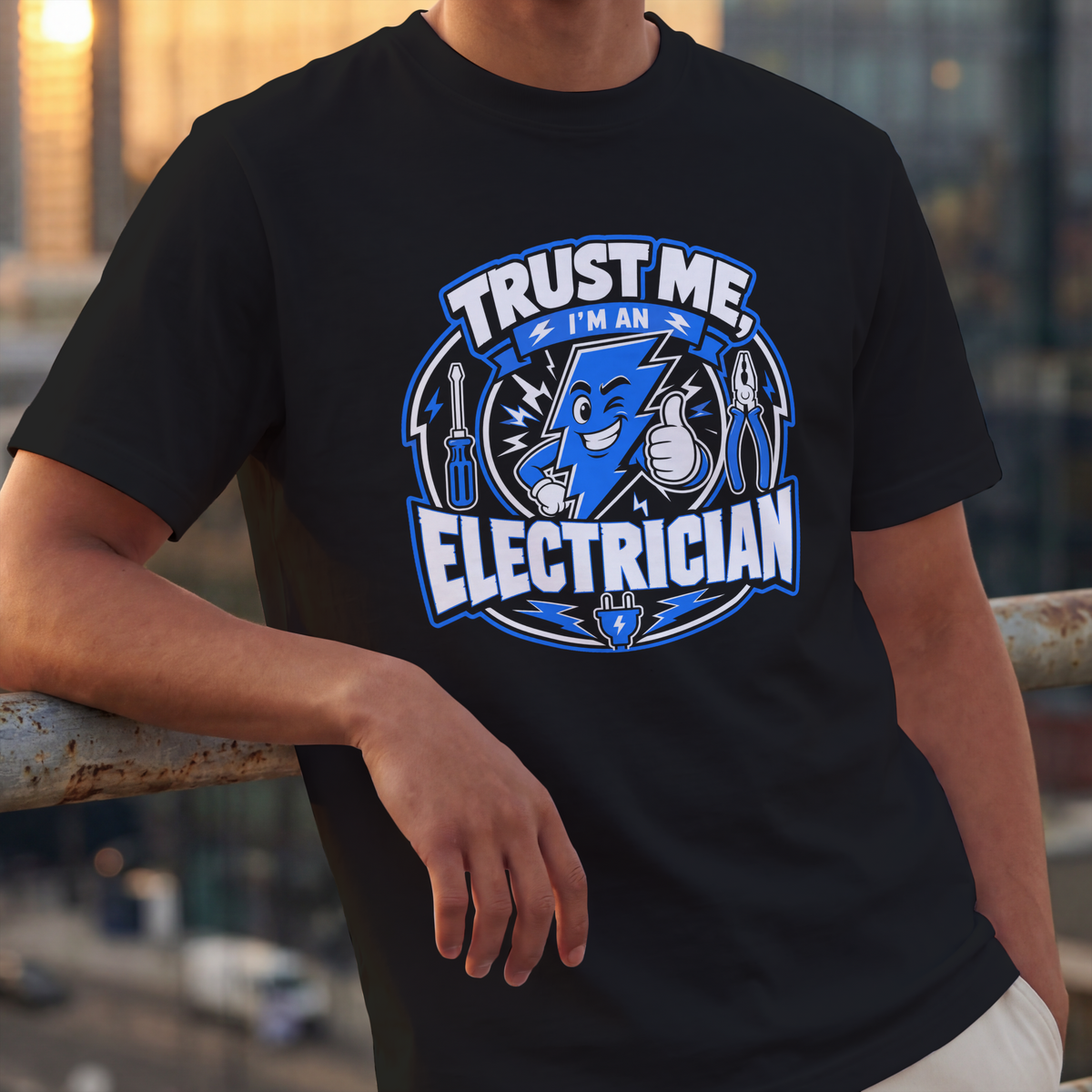 Trust Me I’m An Electrician T-Shirt — Electrician Gift Tee