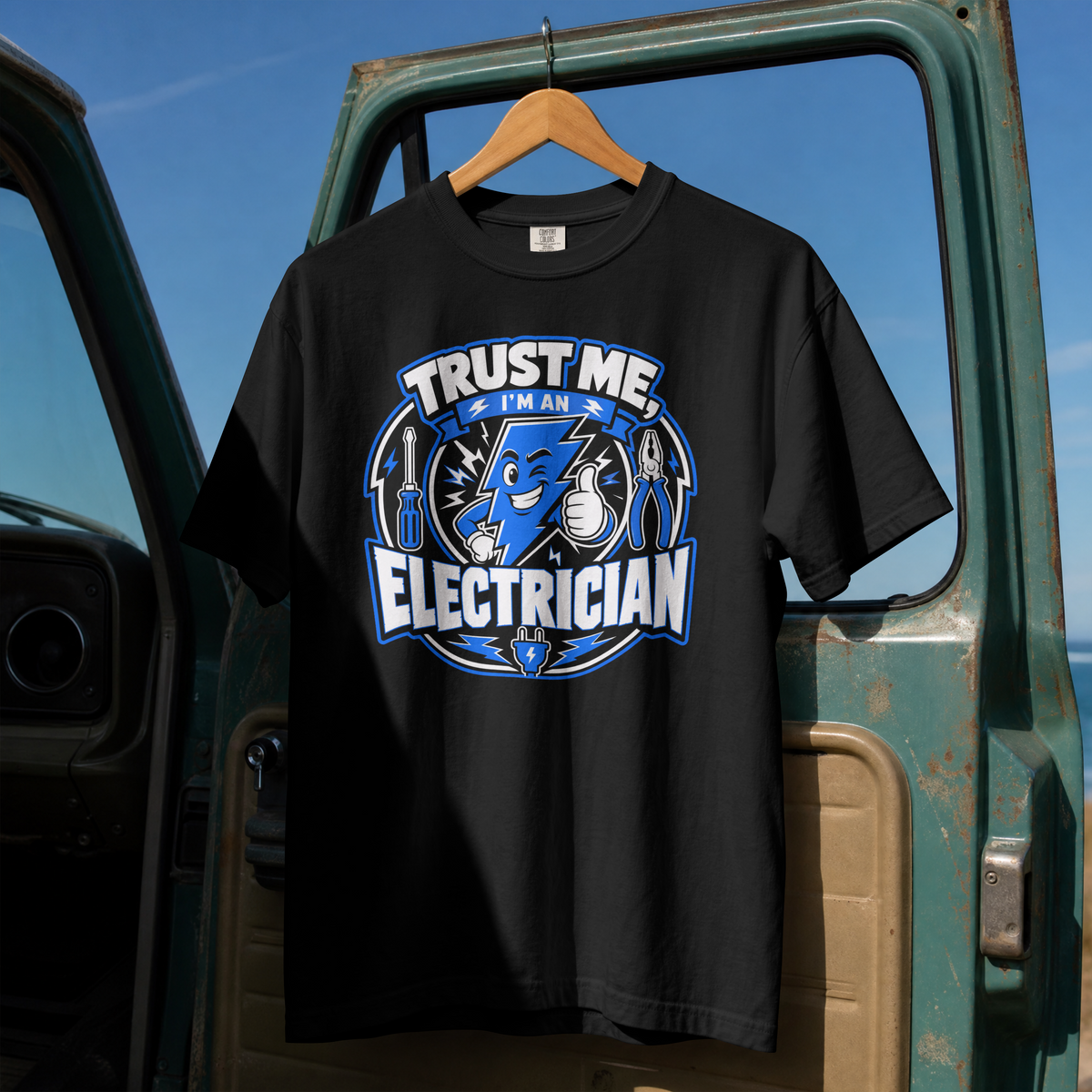 Trust Me I’m An Electrician T-Shirt — Electrician Gift Tee