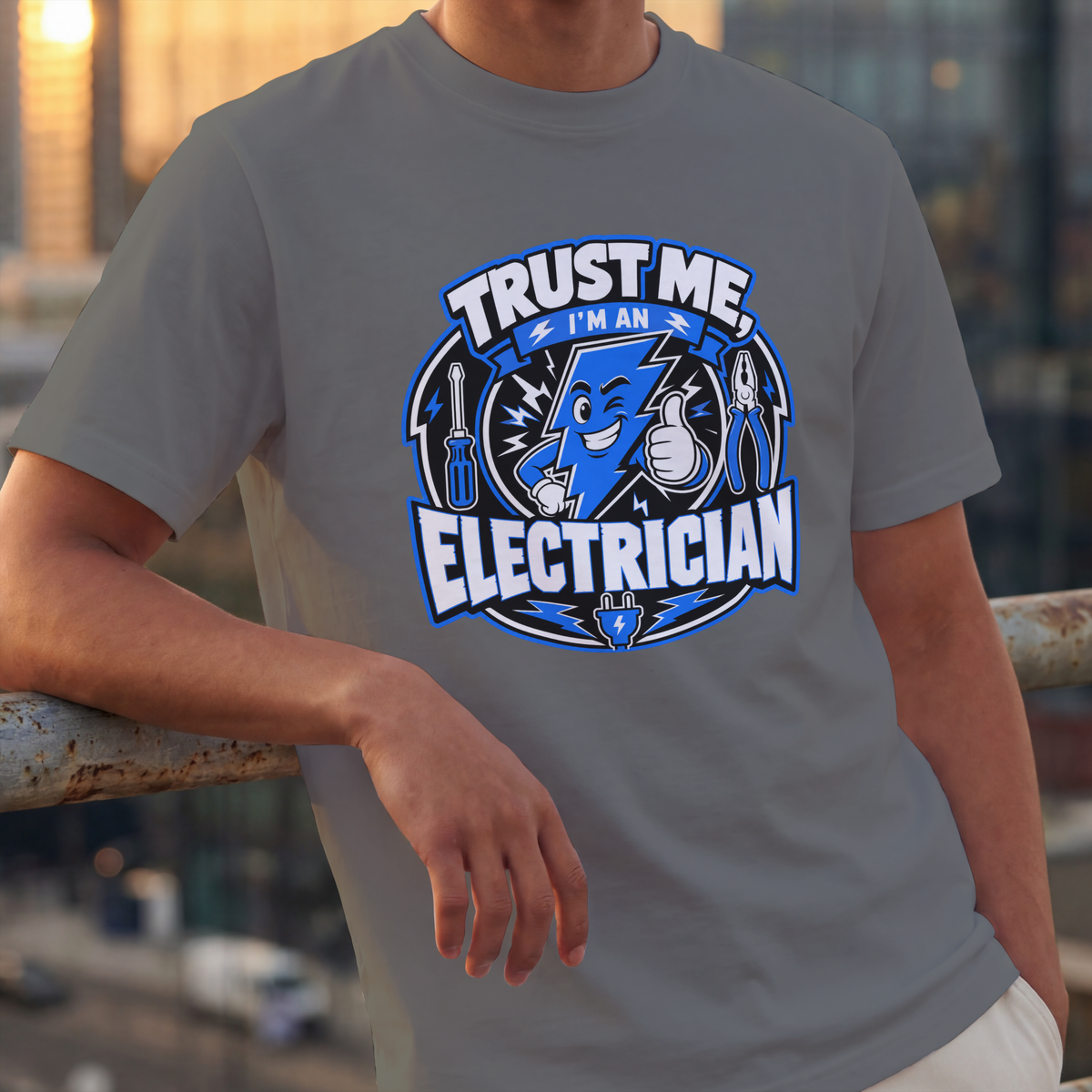 Trust Me I’m An Electrician T-Shirt — Electrician Gift Tee