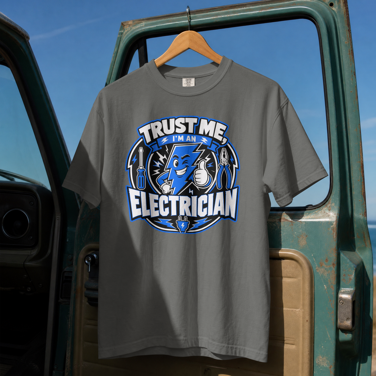 Trust Me I’m An Electrician T-Shirt — Electrician Gift Tee