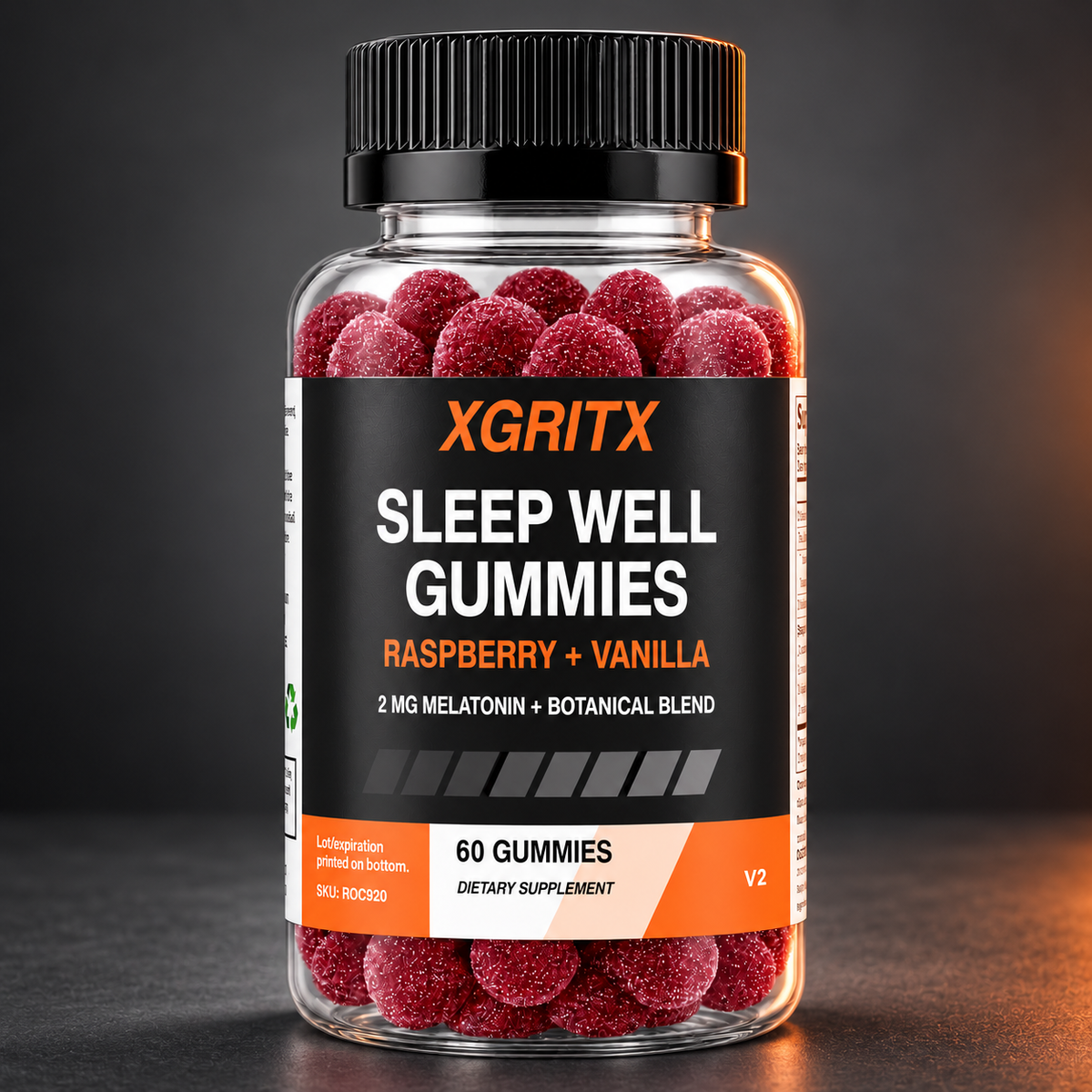 XGRITX Night Reset Sleep Well Gummies premium product hero