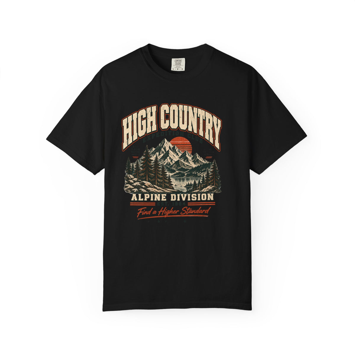 High Country Alpine Division T-Shirt — Vintage Mountain Outdoors Tee