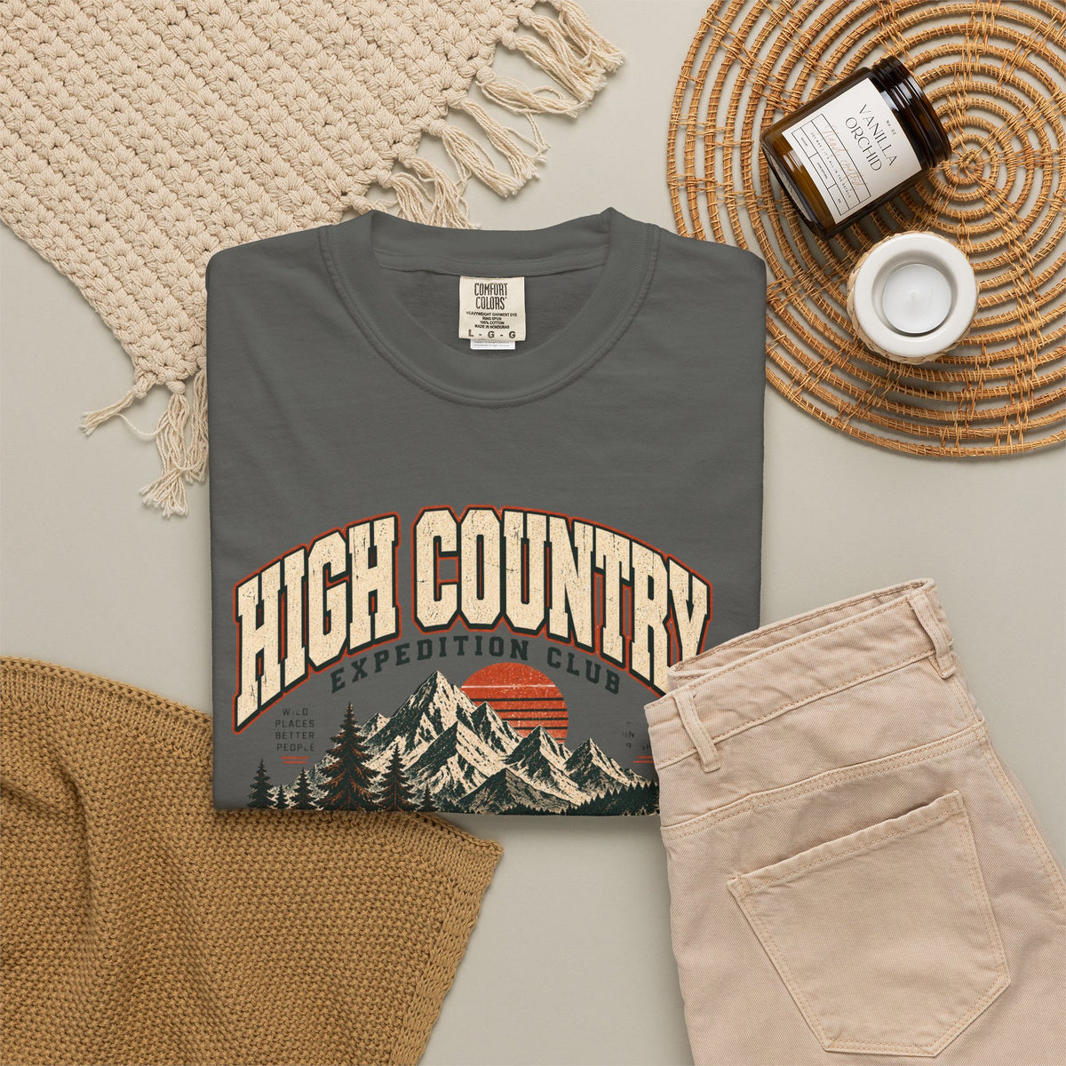 High Country T-Shirt — Alpine Division Mountain Graphic Tee