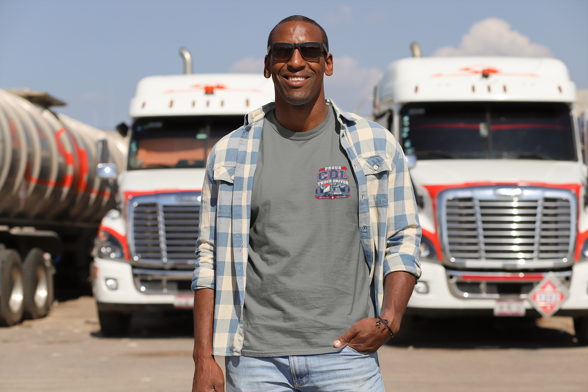 CDL Checklist T-Shirt — "Passed the Skills Test, Earned My CDL" Trucker Shirt
