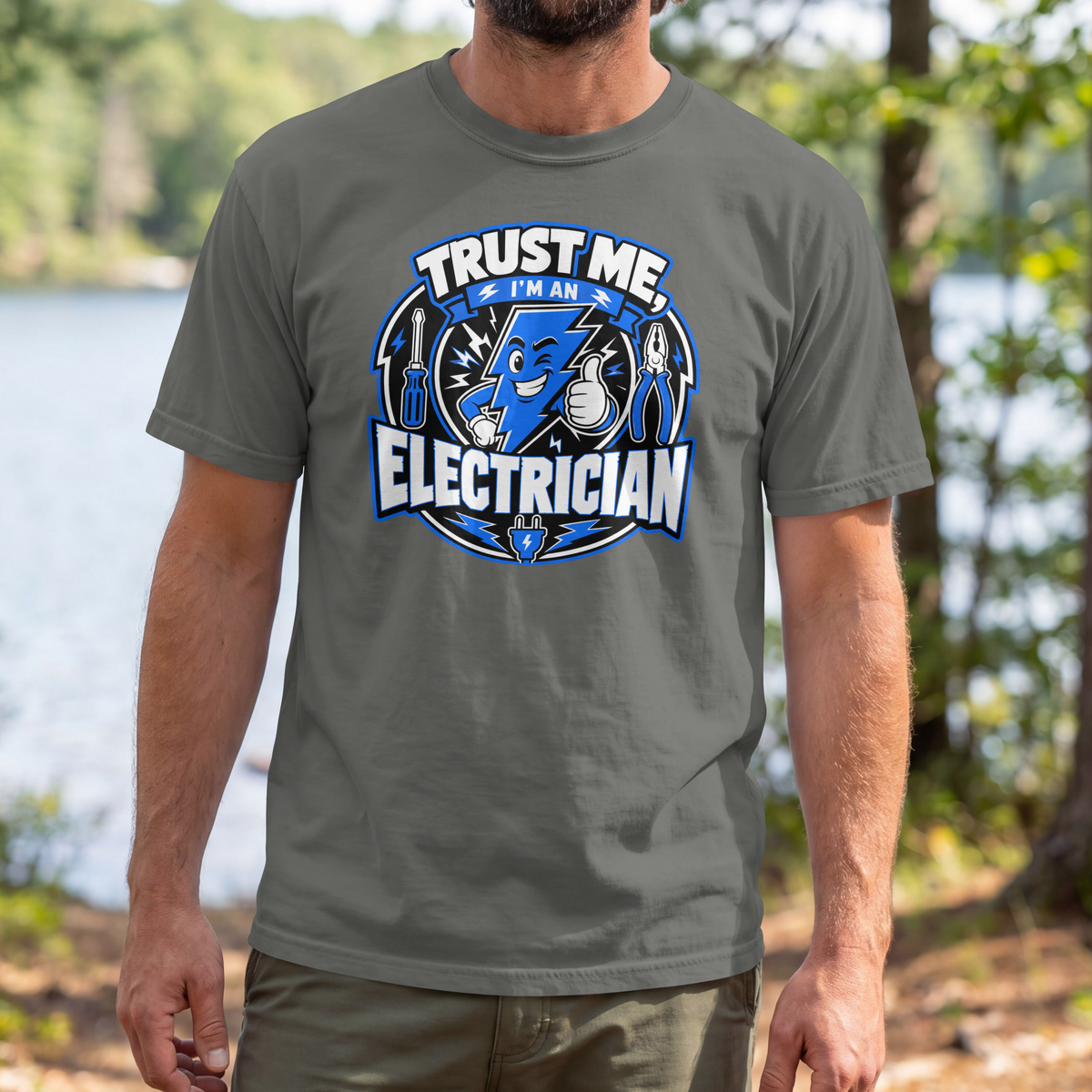 Trust Me I’m An Electrician T-Shirt — Electrician Gift Tee