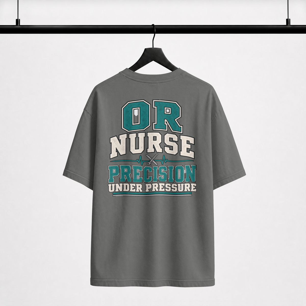 OR Nurse T-Shirt — "Precision Under Pressure" Surgical Nurse Tee