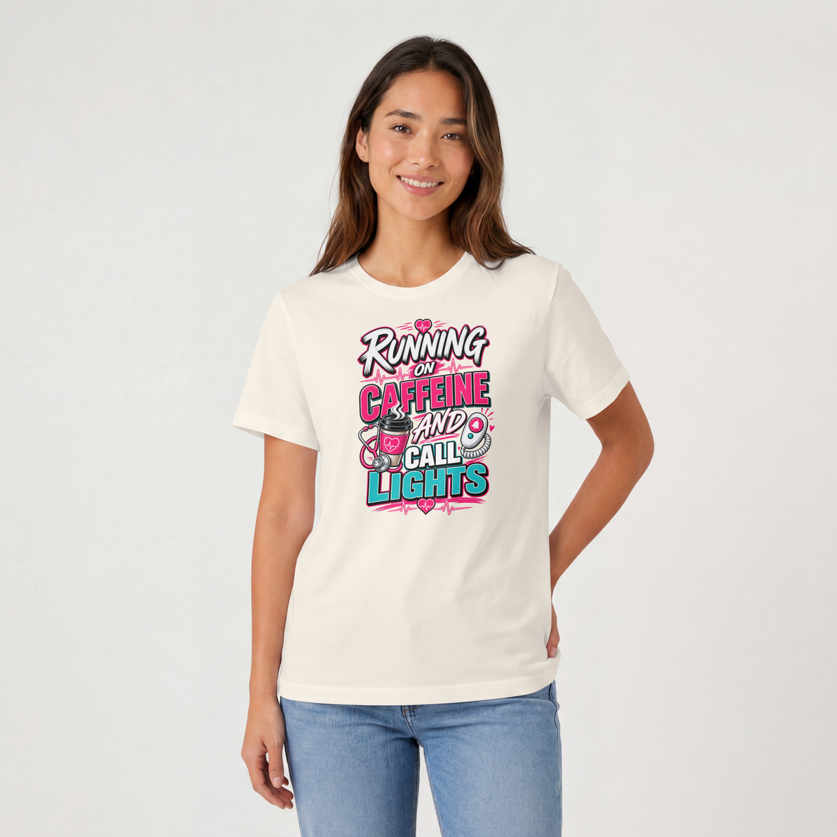 Running on Caffeine and Call Lights T-Shirt