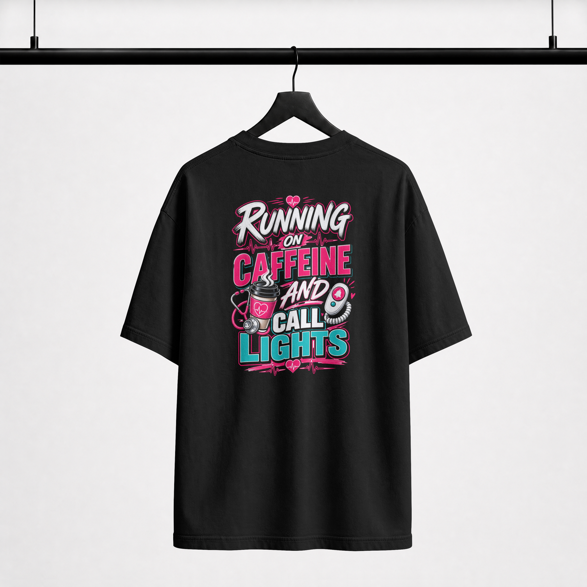 Running on Caffeine and Call Lights T-Shirt