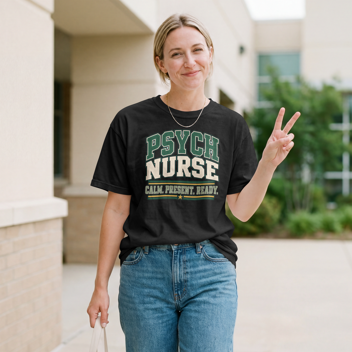 Psych Nurse T-Shirt T-shirt product image by XGRITX