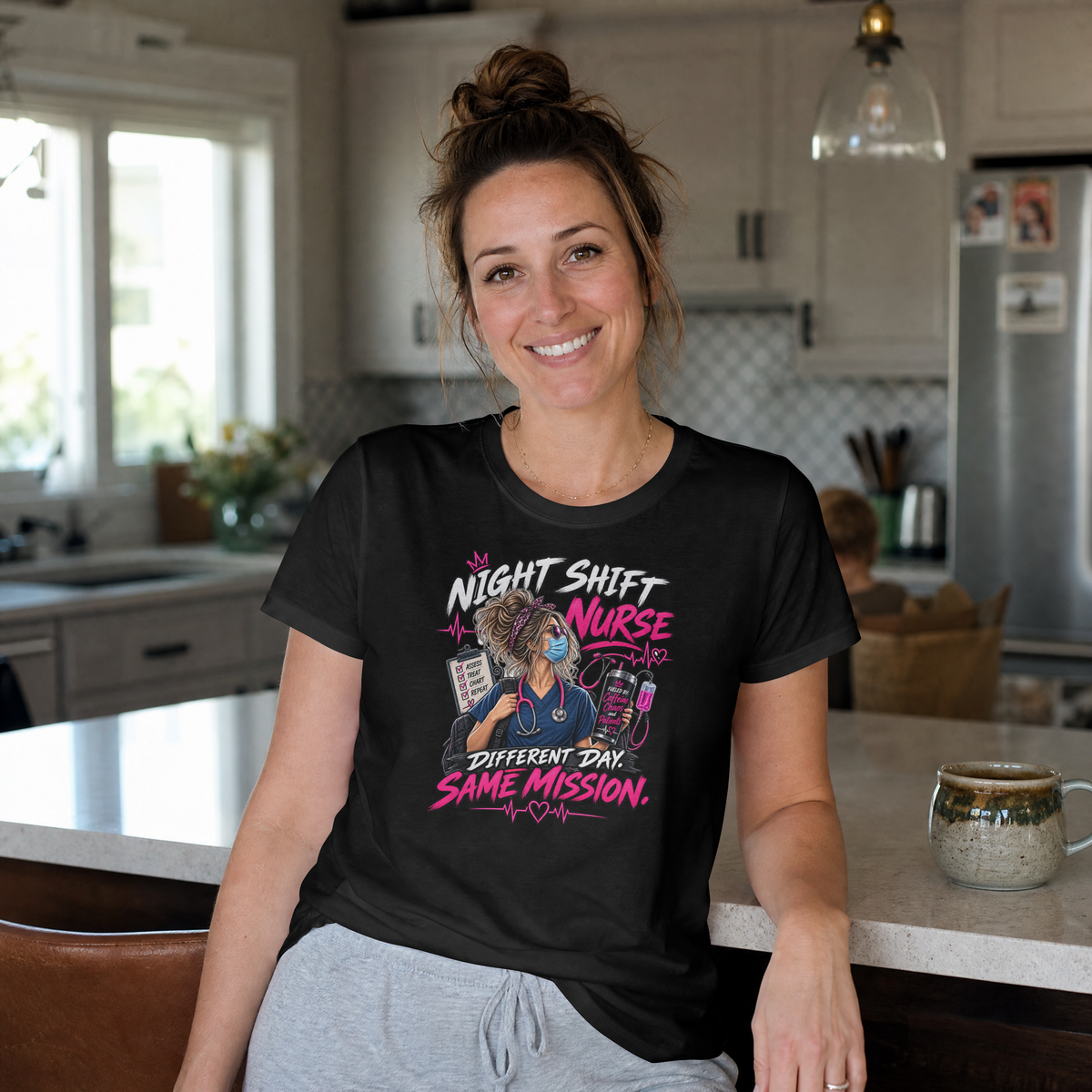 Night Shift Nurse T-Shirt T-shirt product image by XGRITX