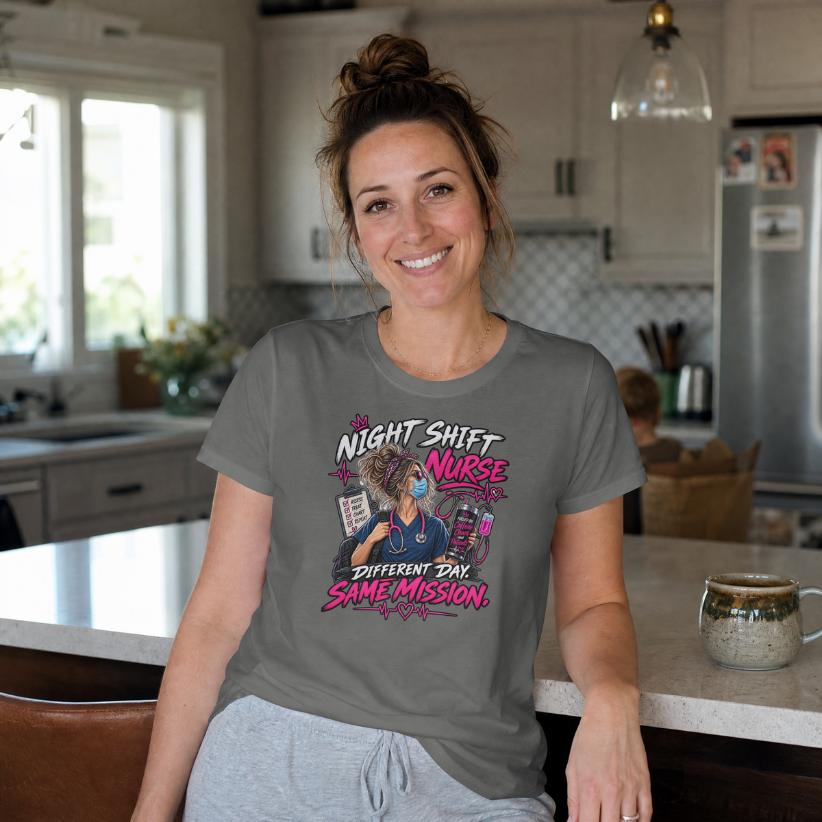 Night Shift Nurse T-Shirt T-shirt product image by XGRITX