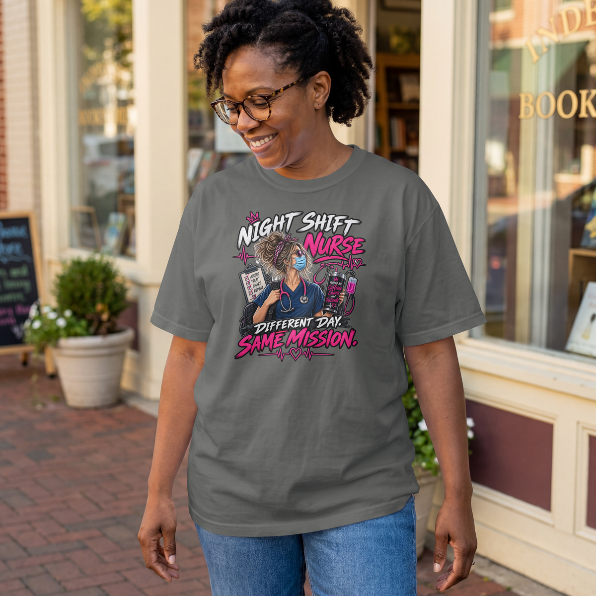 Night Shift Nurse T-Shirt T-shirt product image by XGRITX