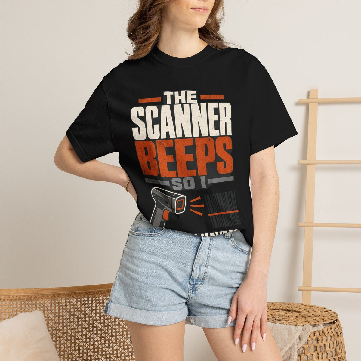 Scanner Beeps So I Do Not Have To warehouse Comfort Colors 1717 T-shirt, view 4