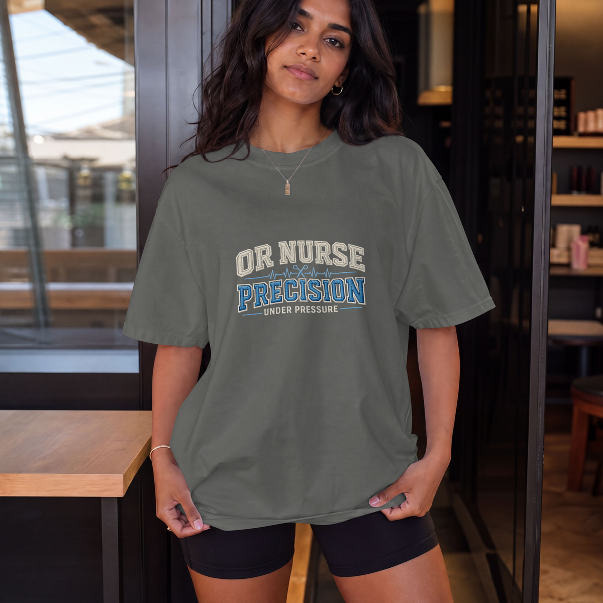 OR Nurse Shirt – Precision Under Pressure Operating Room Nurse Tee