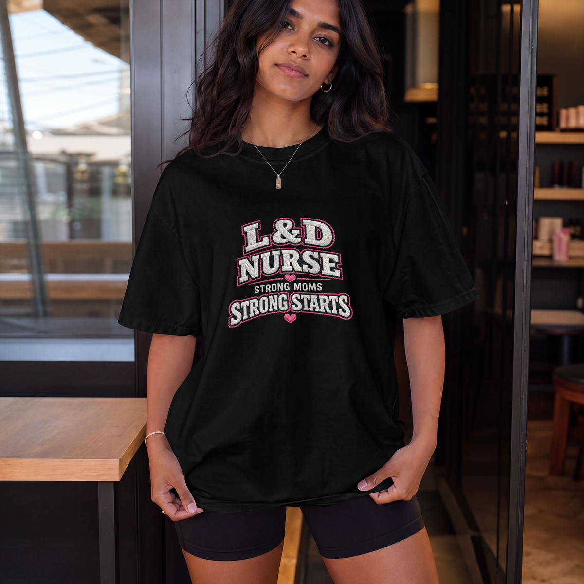 L&D Nurse Shirt – Strong Moms Strong Starts Labor and Delivery Tee