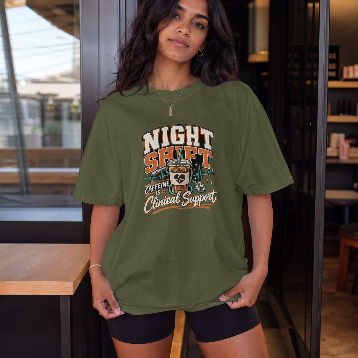 Night Shift Nurse Shirt – Caffeine Is Clinical Support