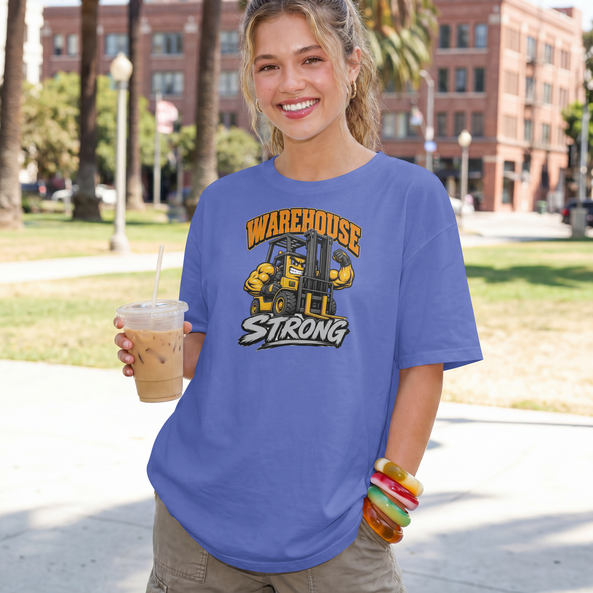 Unisex garment-dyed heavyweight t-shirt