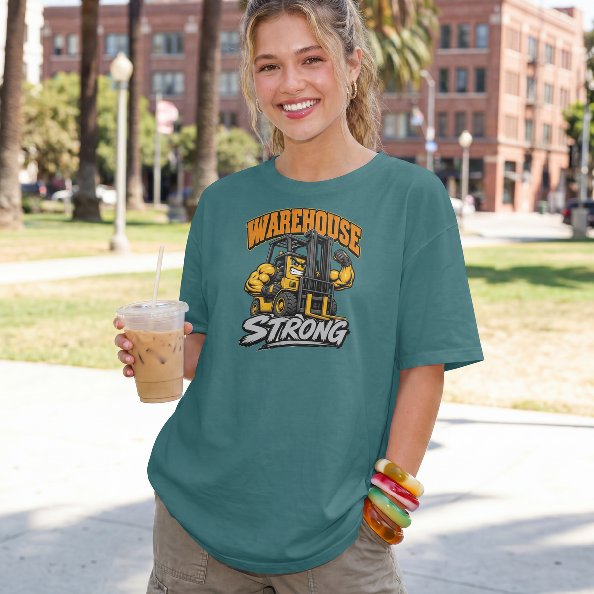 Unisex garment-dyed heavyweight t-shirt