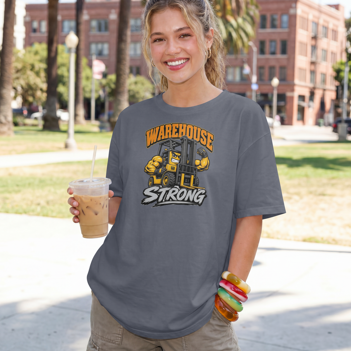 Unisex garment-dyed heavyweight t-shirt