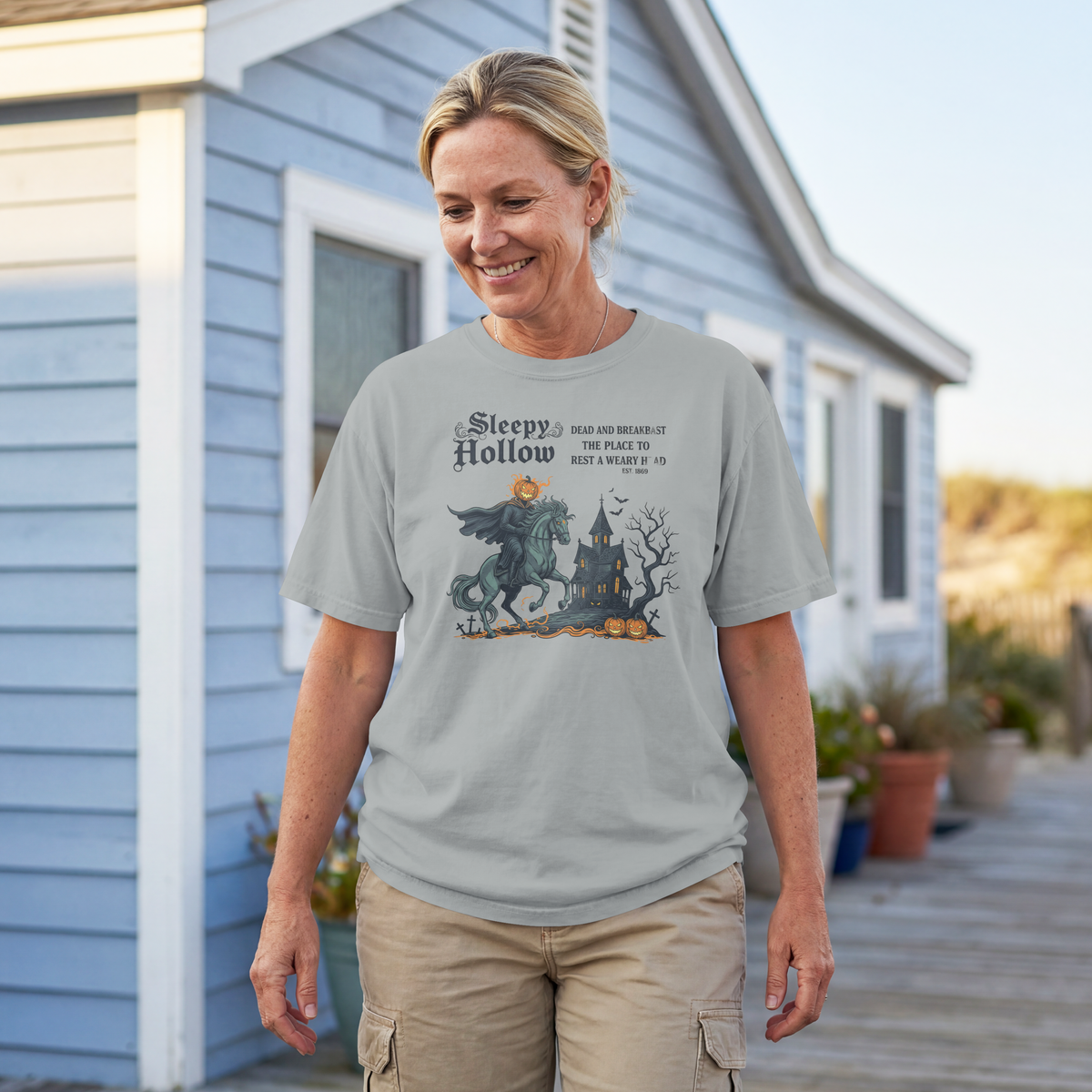 Unisex garment-dyed heavyweight t-shirt