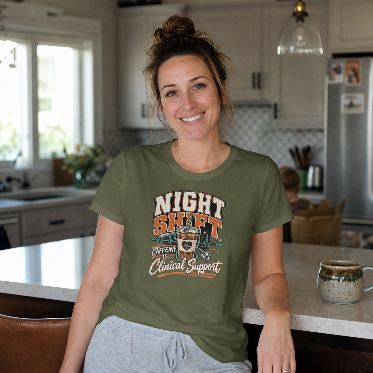 Night Shift Nurse Shirt – Caffeine Is Clinical Support