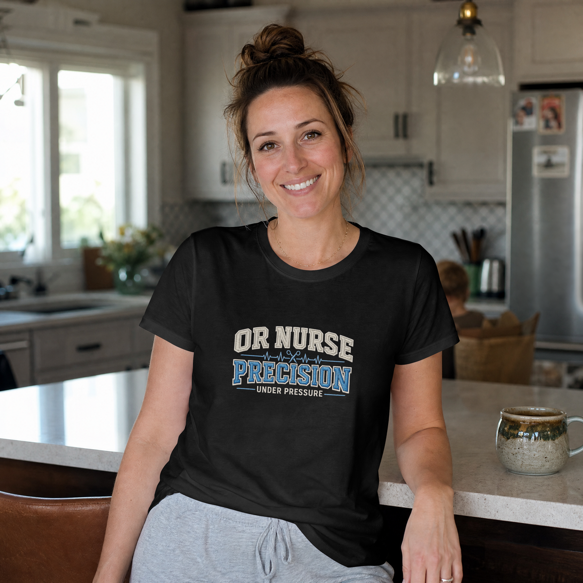 OR Nurse Shirt – Precision Under Pressure Operating Room Nurse Tee
