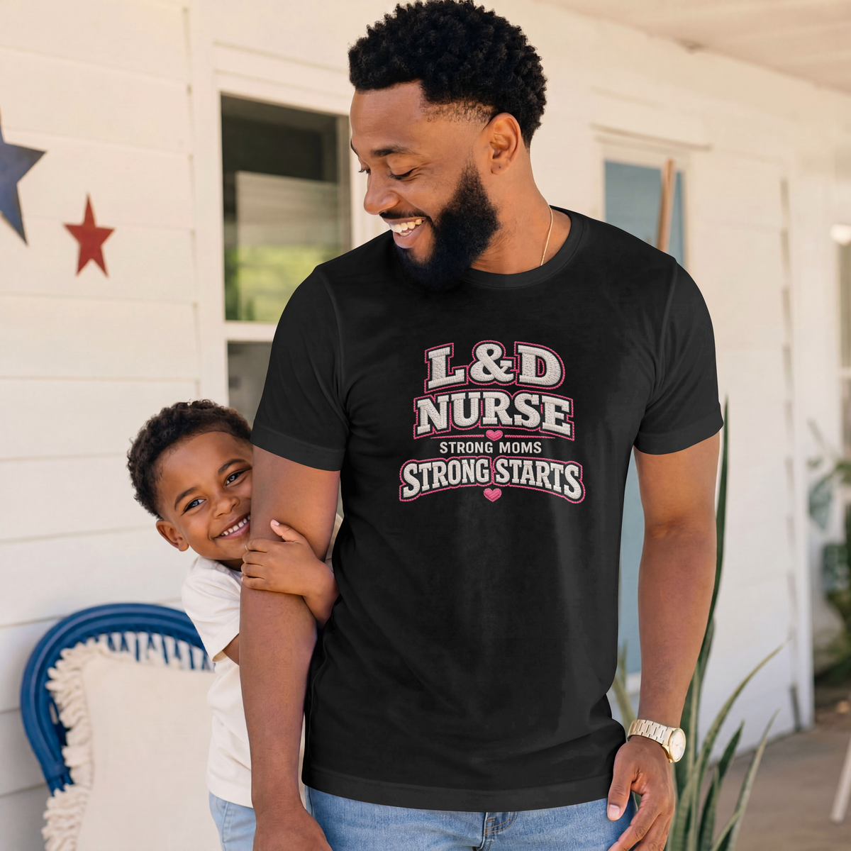 L&D Nurse Shirt – Strong Moms Strong Starts Labor and Delivery Tee