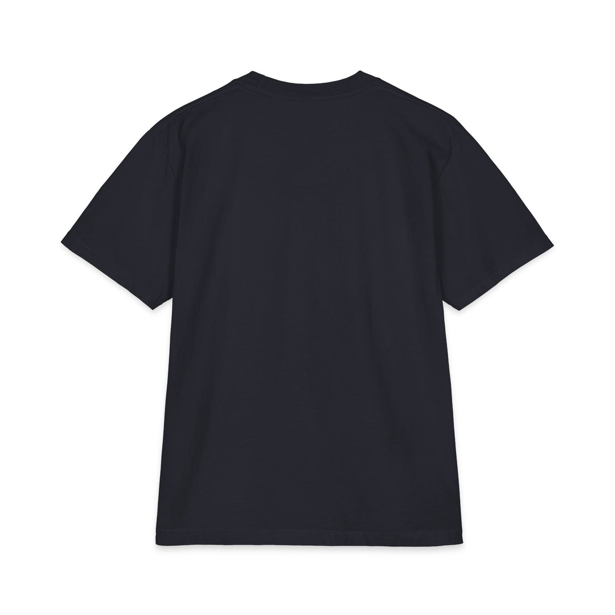 Navy plain back, product view — Spooky Shift Halloween nurse tee