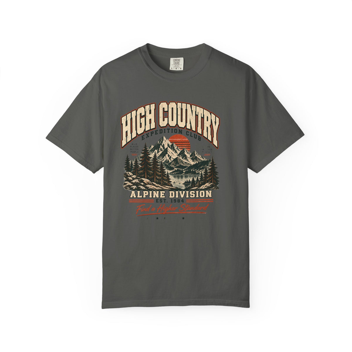 High Country T-Shirt — Alpine Division Mountain Graphic Tee