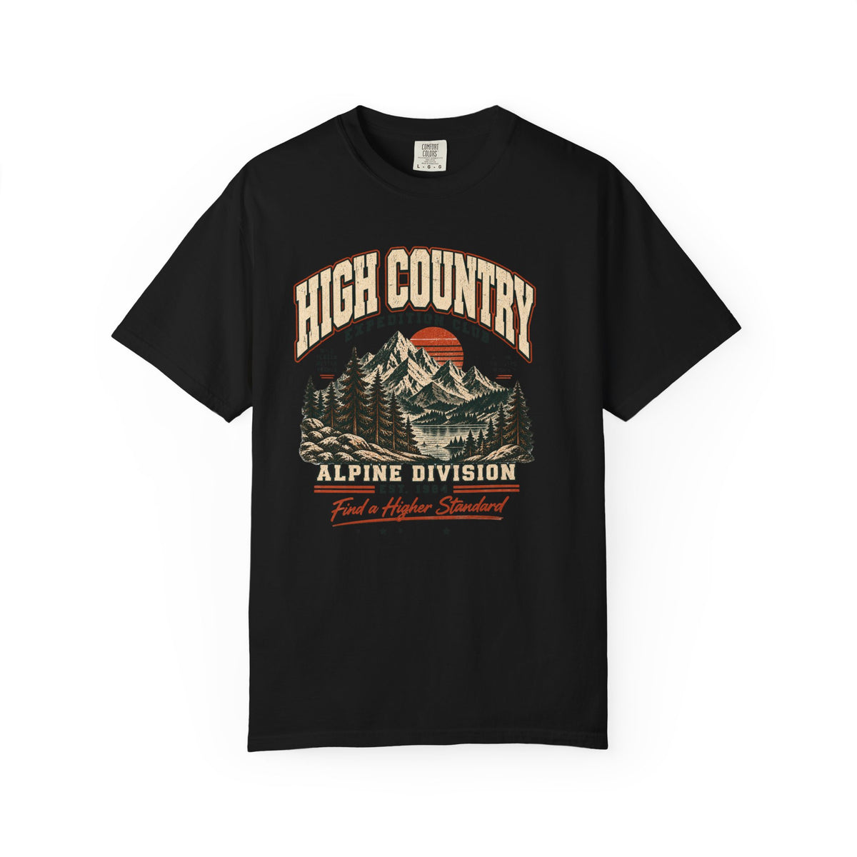High Country T-Shirt — Alpine Division Mountain Graphic Tee