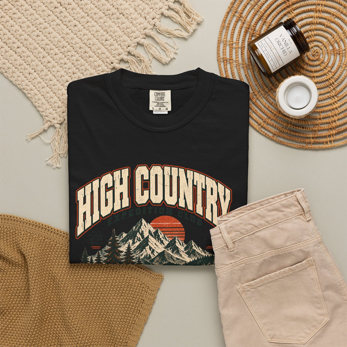 High Country T-Shirt — Alpine Division Mountain Graphic Tee