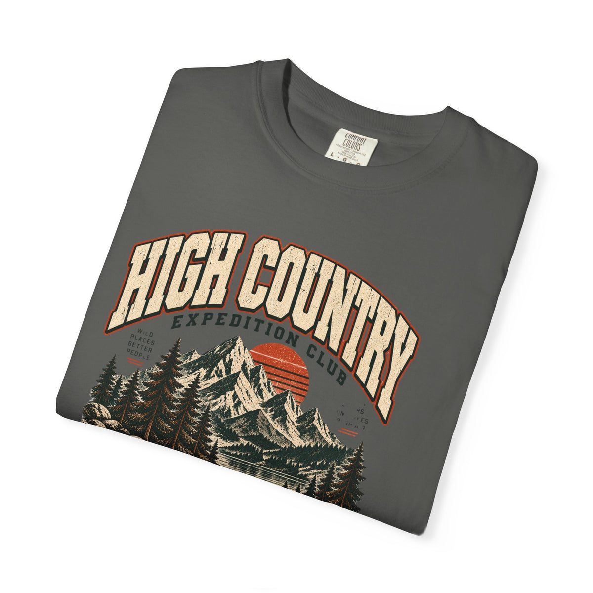 High Country T-Shirt — Alpine Division Mountain Graphic Tee