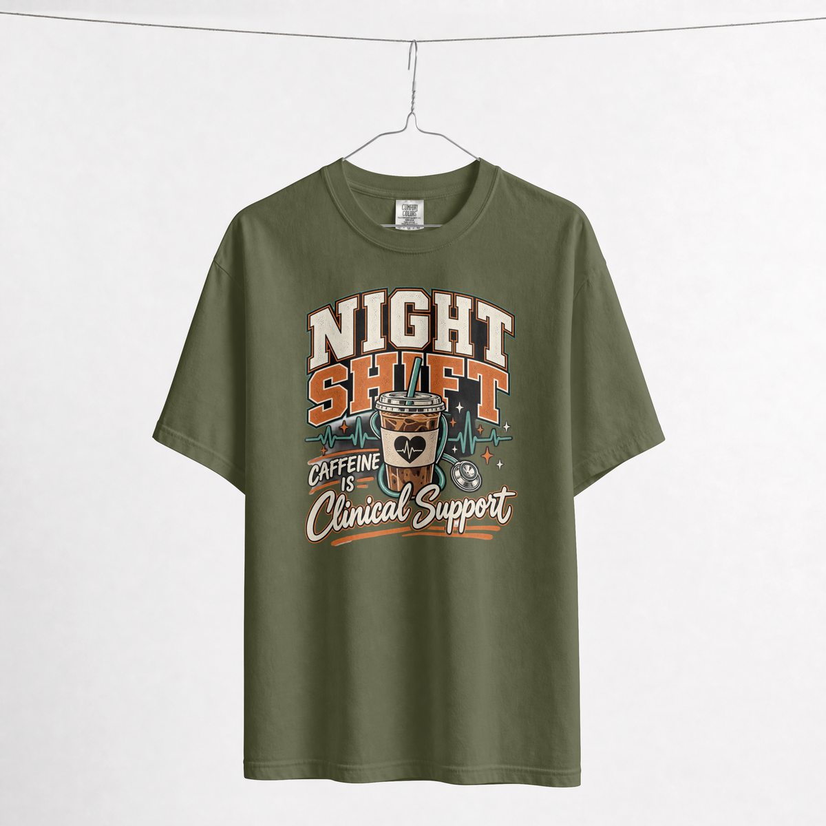 Night Shift Nurse Shirt – Caffeine Is Clinical Support