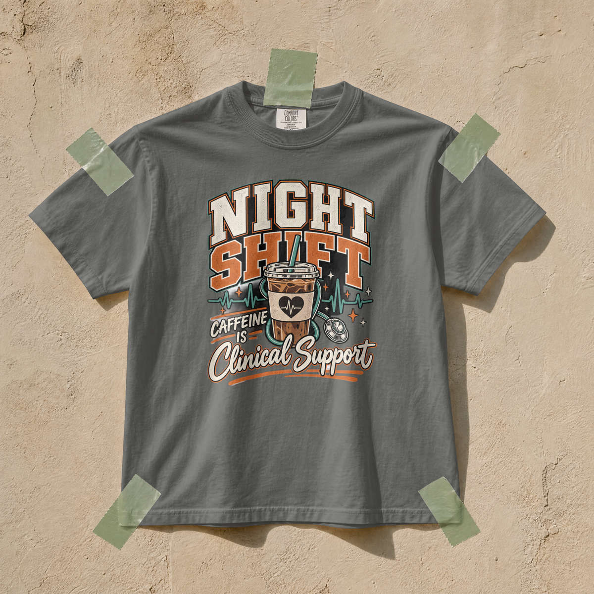 Night Shift Nurse Shirt – Caffeine Is Clinical Support