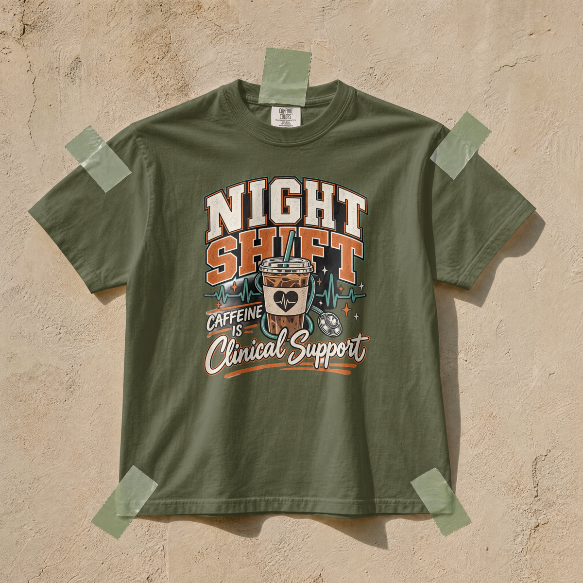Night Shift Nurse Shirt – Caffeine Is Clinical Support