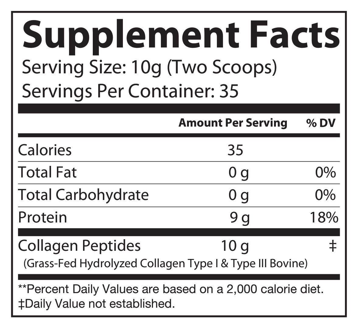 XGRITX Foundation Collagen – Hydrolyzed Collagen Peptides Type I & III