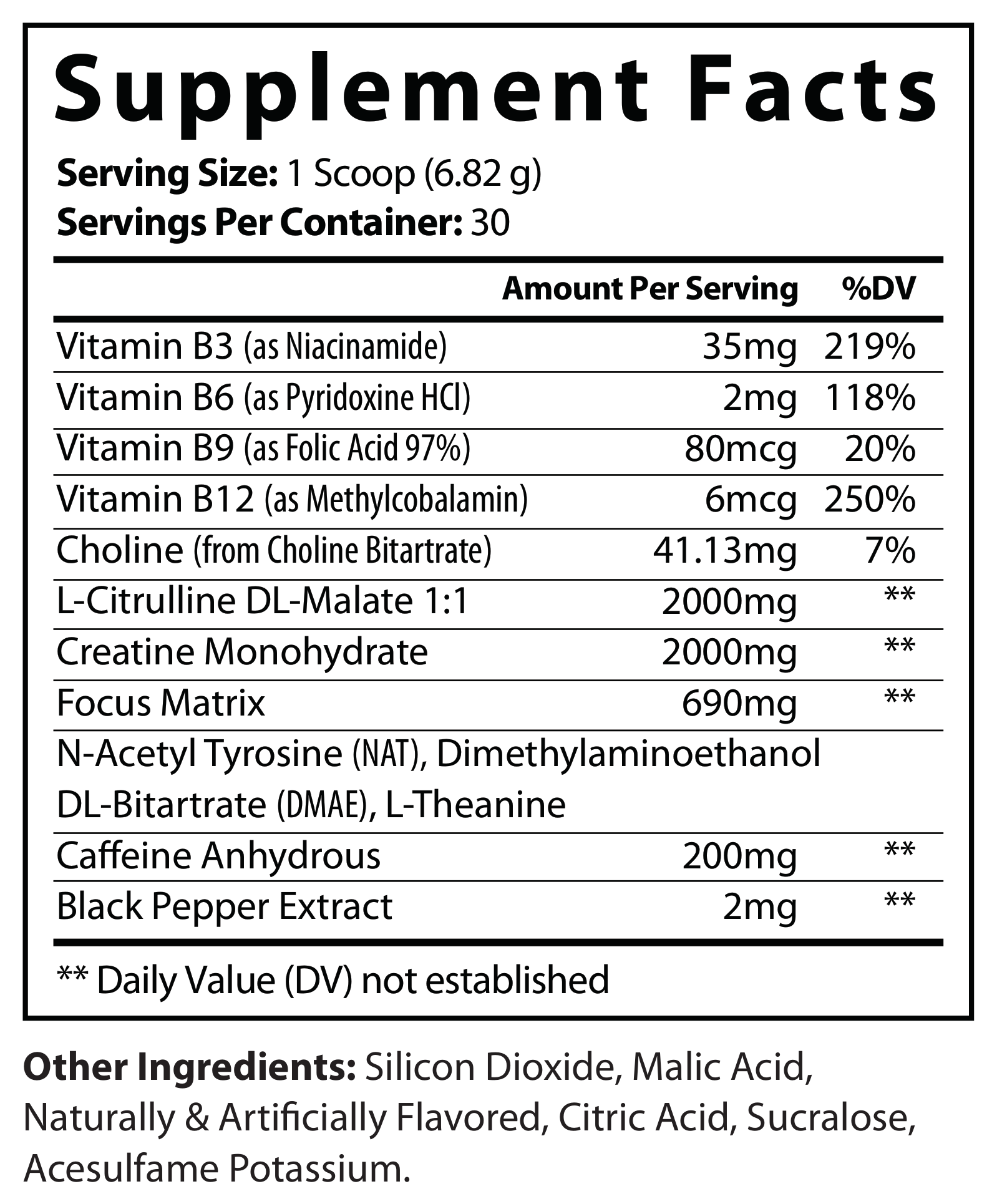 XGRITX High Octane Pre-Workout Powder – Fruit Punch | 200 mg Caffeine