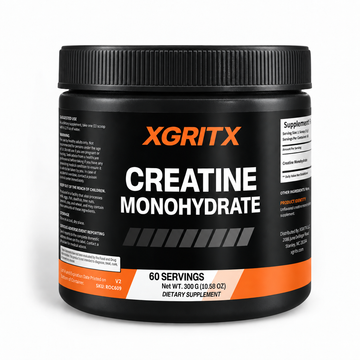XGRITX ROC609 Horsepower Creatine Monohydrate black bottle front view