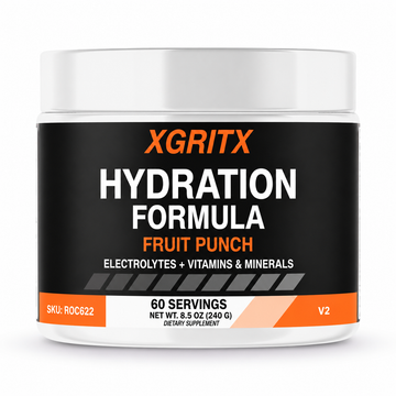 XGRITX Hydration Formula – Fruit Punch | Vitamins + Electrolytes