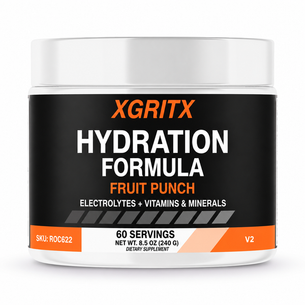 XGRITX Hydration Formula – Fruit Punch | Vitamins + Electrolytes