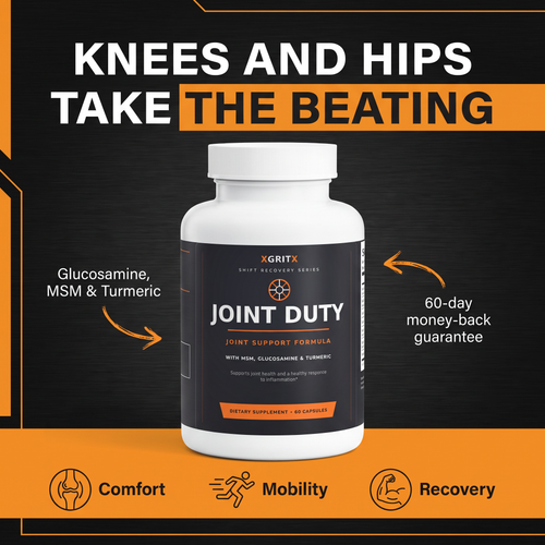 XGRITX Joint Duty - knees and hips take the beating