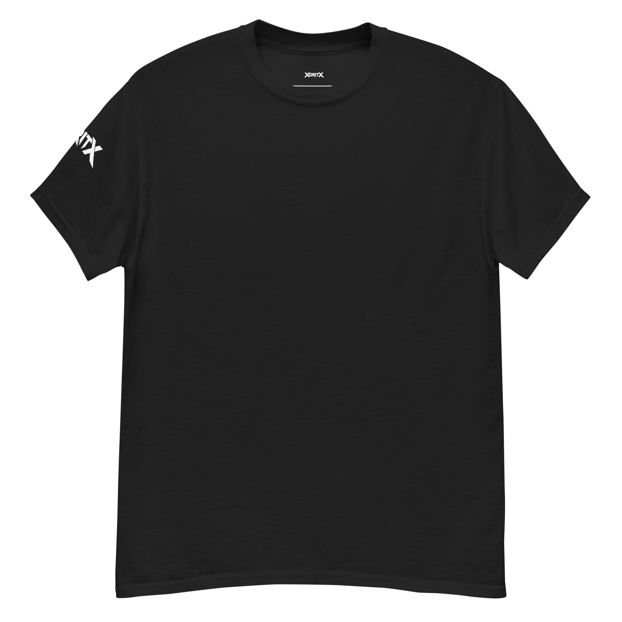 I Don't Snore I Idle trucker T-shirt in black, front view