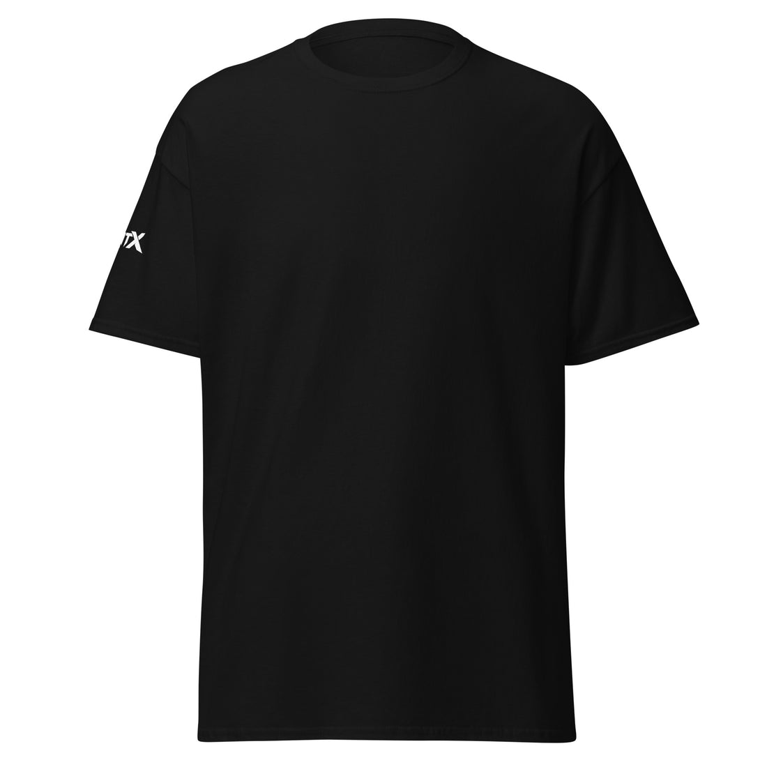Built to Move forklift operator T-shirt in black, back graphic view