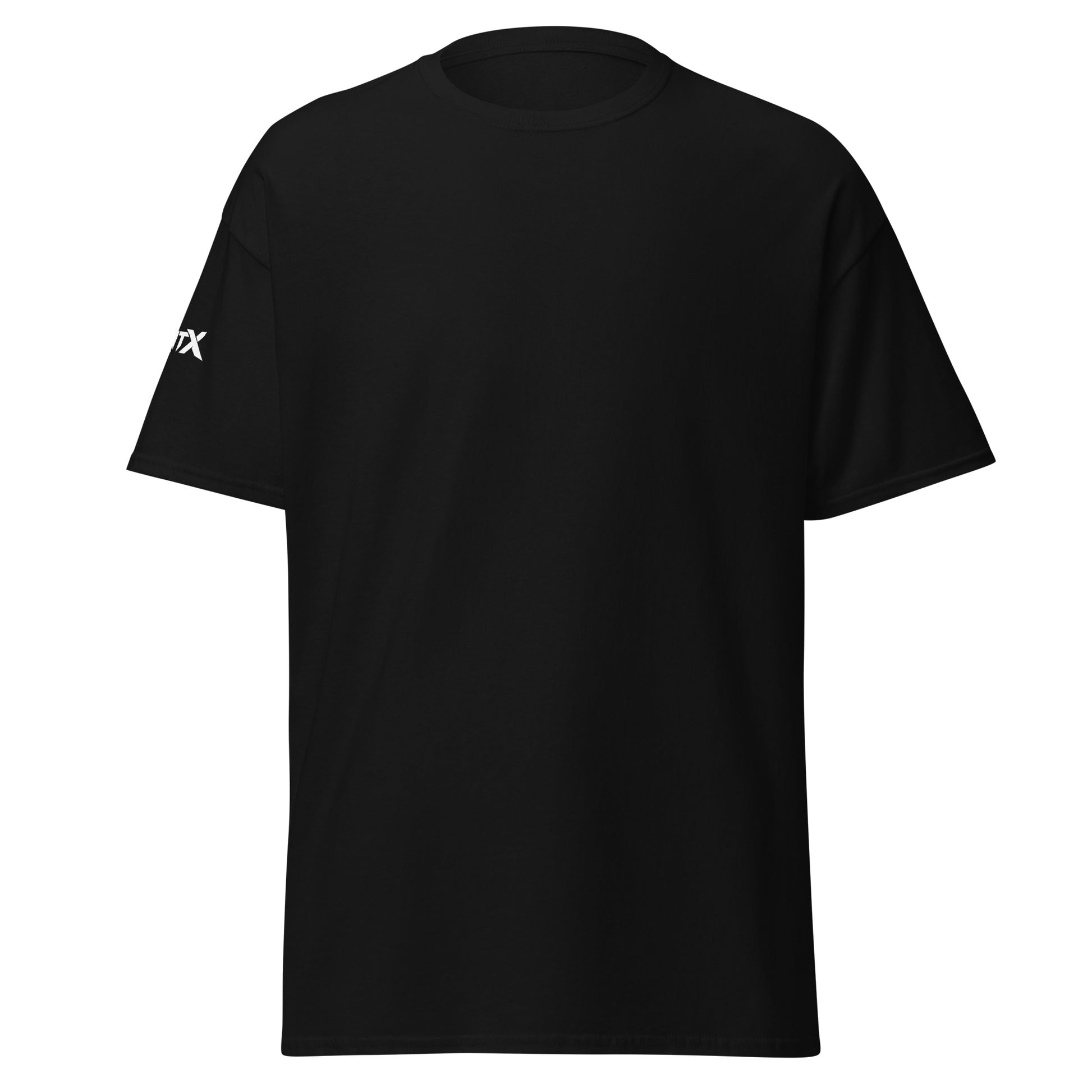 Built to Move forklift operator T-shirt in black, front view