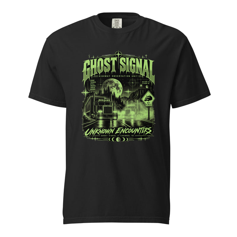 Ghost Signal Unknown Encounters T-Shirt – Paranormal Trucker Graphic Tee