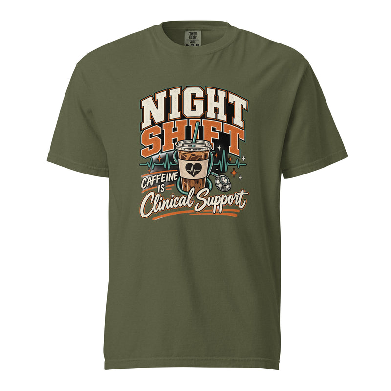 Night Shift Nurse Shirt – Caffeine Is Clinical Support