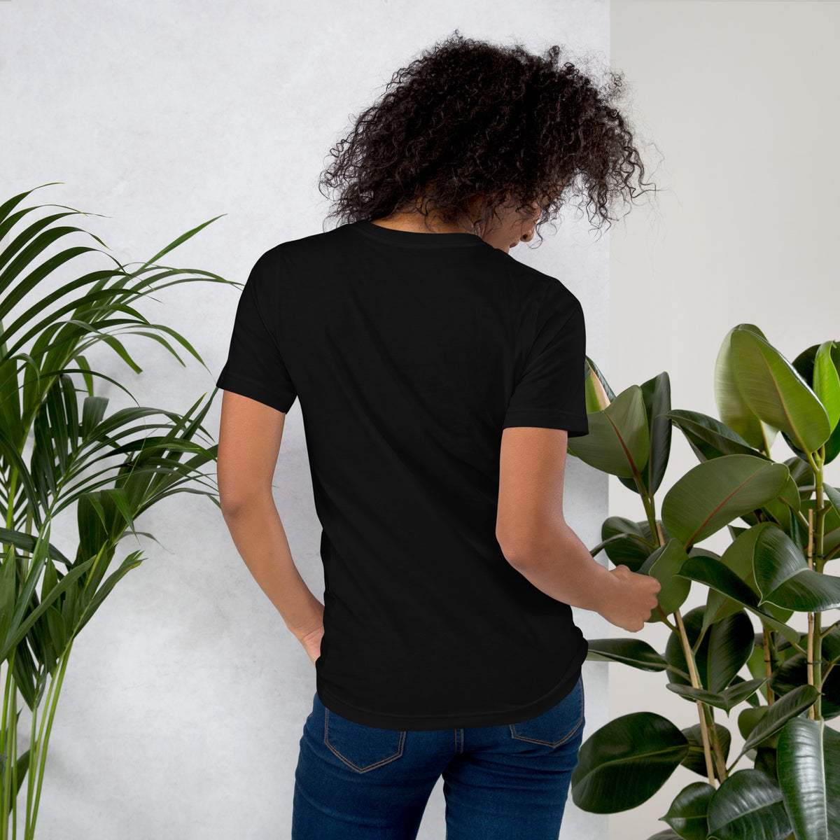 Nothing Scares Me I'm a Nurse skeleton t-shirt in Black, back print detail | XGRITX