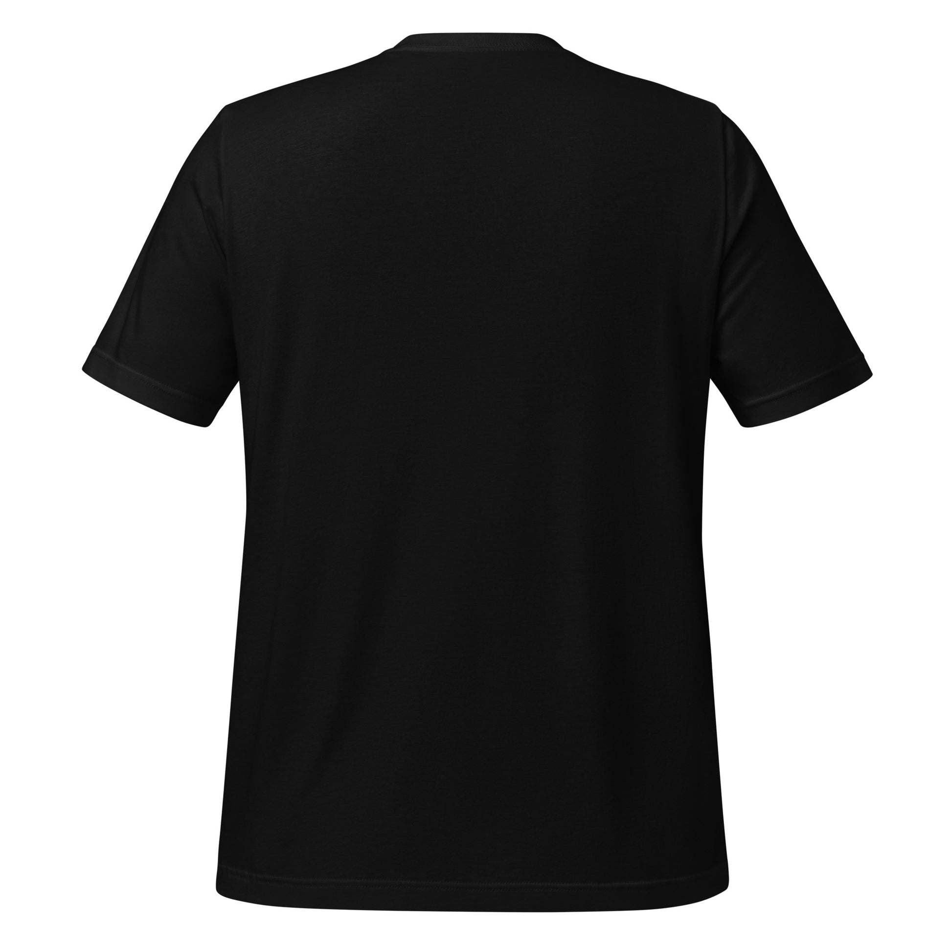 Nothing Scares Me I'm a Nurse skeleton Halloween nurse t-shirt in Black, back view | XGRITX