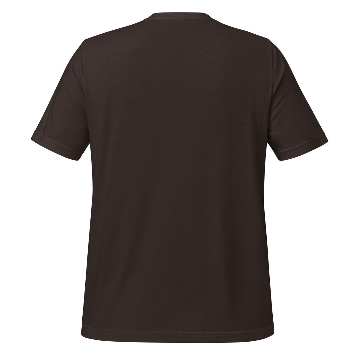 Nothing Scares Me I'm a Nurse skeleton t-shirt in Brown, back view | XGRITX